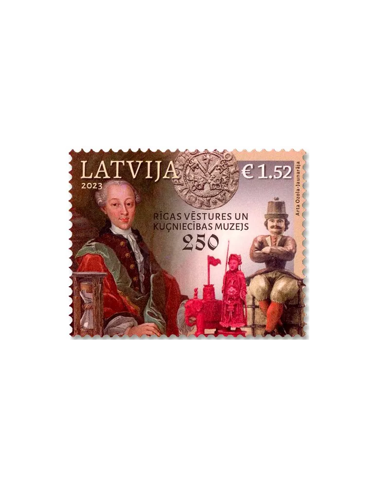 n° 1179 - Timbre LETTONIE Poste