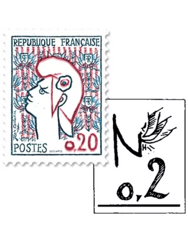 n° 1282a -  Timbre France Poste