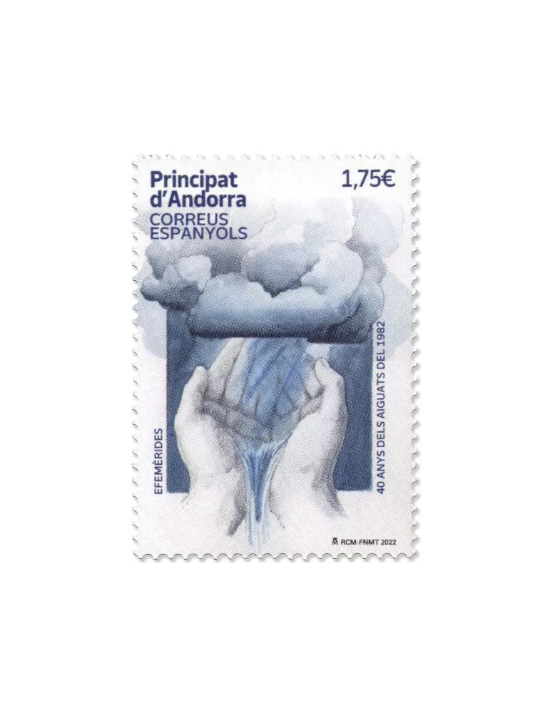 n° 523 - Timbre ANDORRE ESPAGNOL Poste