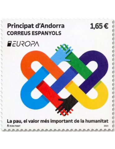 n° 530 - Timbre ANDORRE ESPAGNOL Poste (EUROPA)