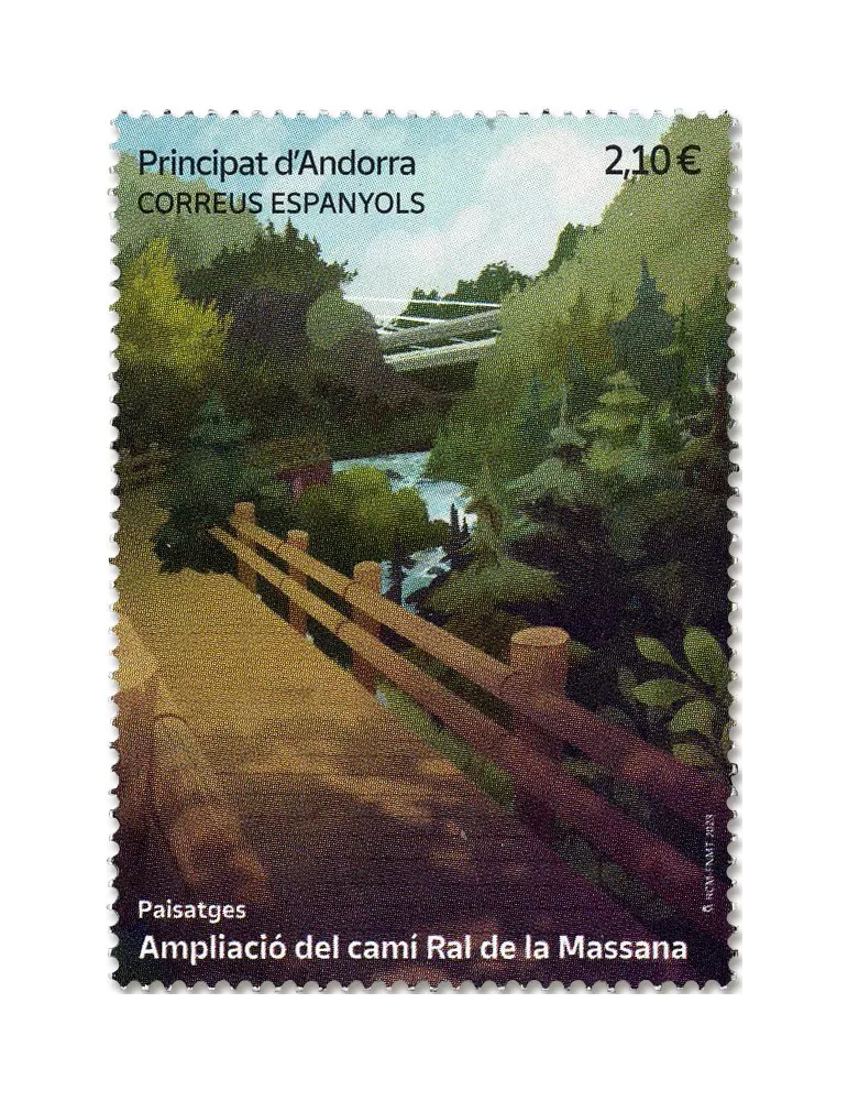 n° 531 - Timbre ANDORRE ESPAGNOL Poste