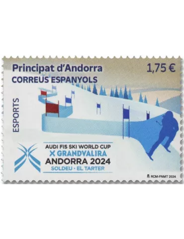 n° 542 - Timbre ANDORRE ESPAGNOL Poste