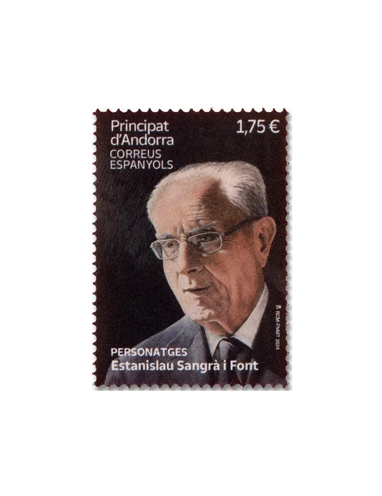 n° 544 - Timbre ANDORRE ESPAGNOL Poste