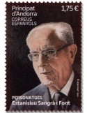 n° 544 - Timbre ANDORRE ESPAGNOL Poste