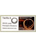 n° 6a - Timbre ANDORRE ESPAGNOL Timbres de distributeurs