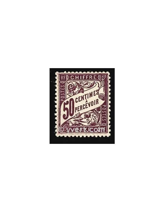 n° 37 - Timbre France Taxe