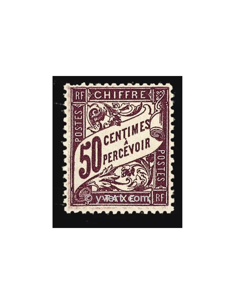 n° 37 - Timbre France Taxe