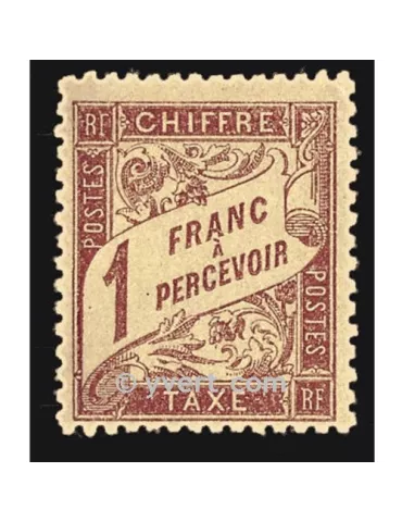 n° 40 - Timbre France Taxe 2