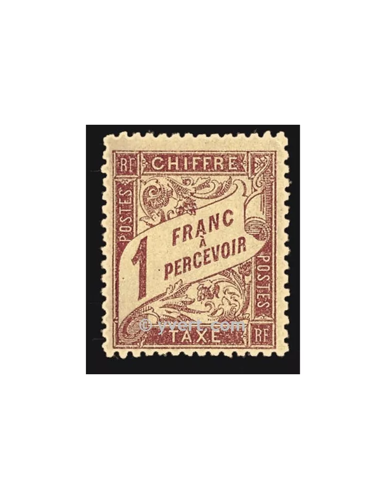 n° 40 - Timbre France Taxe
