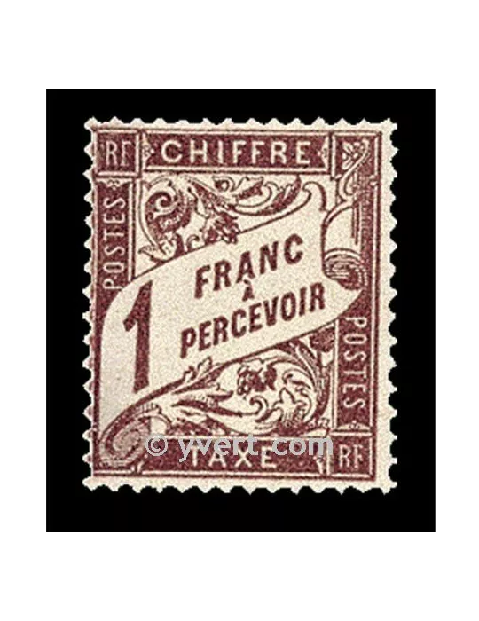 n° 40A - Timbre France Taxe