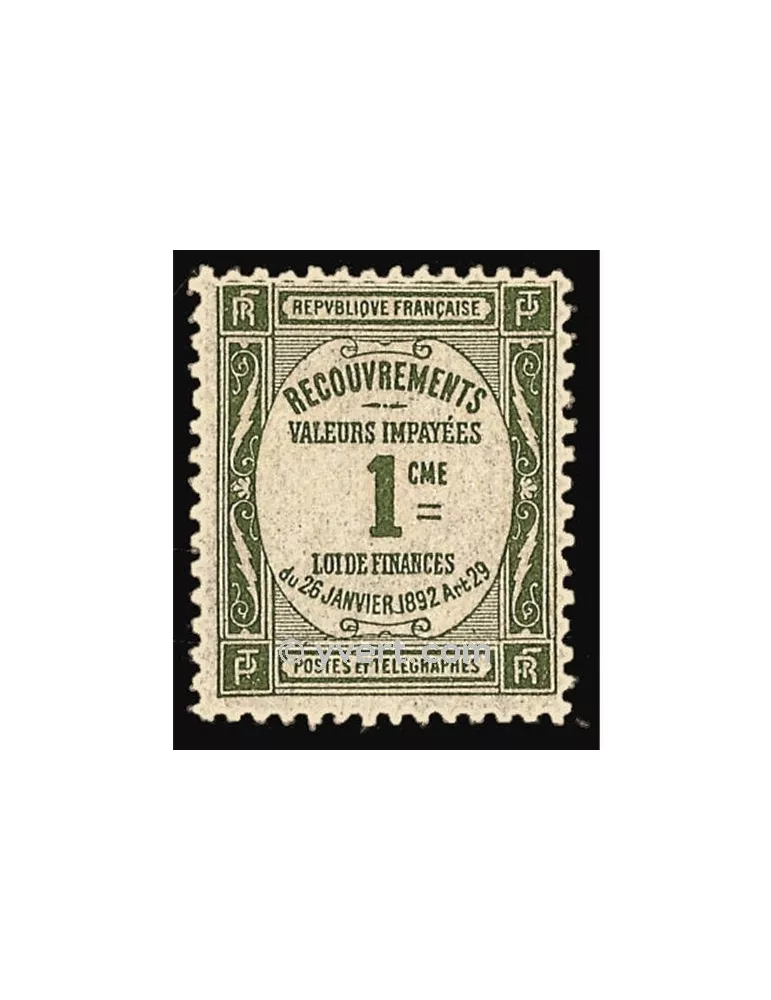 n° 43 - Timbre France Taxe