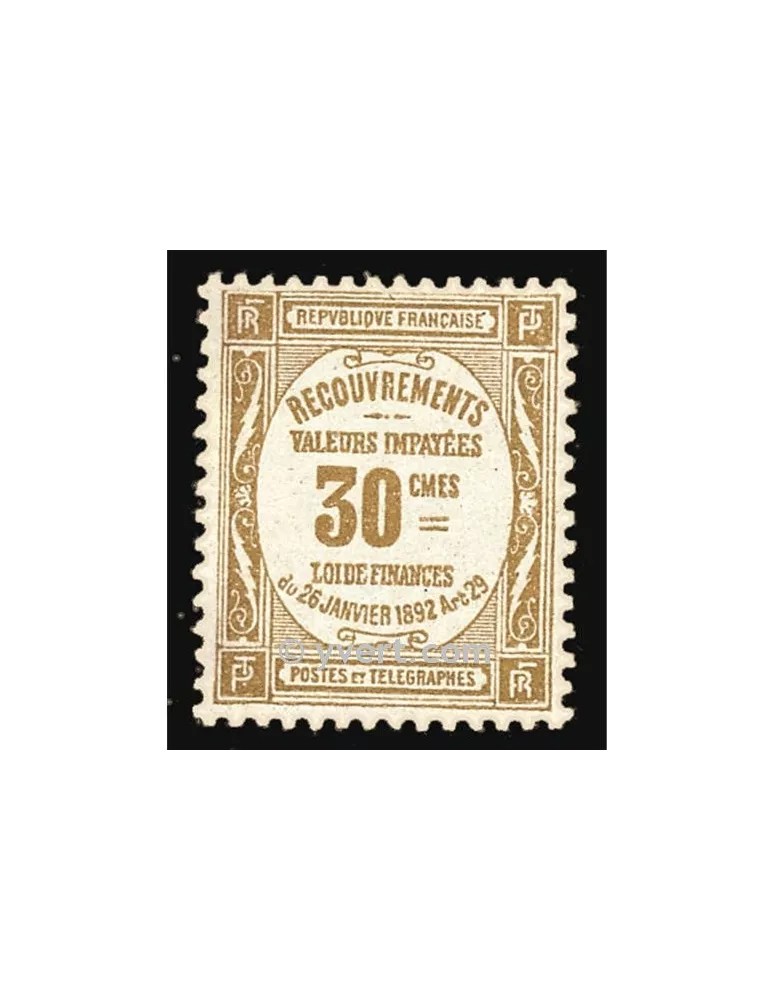 n° 46 - Timbre France Taxe