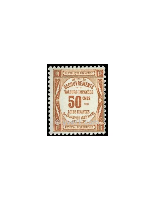 n° 47 - Timbre France Taxe