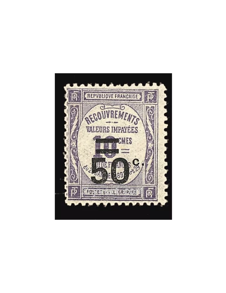 n° 51 - Timbre France Taxe