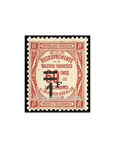n° 53 - Timbre France Taxe