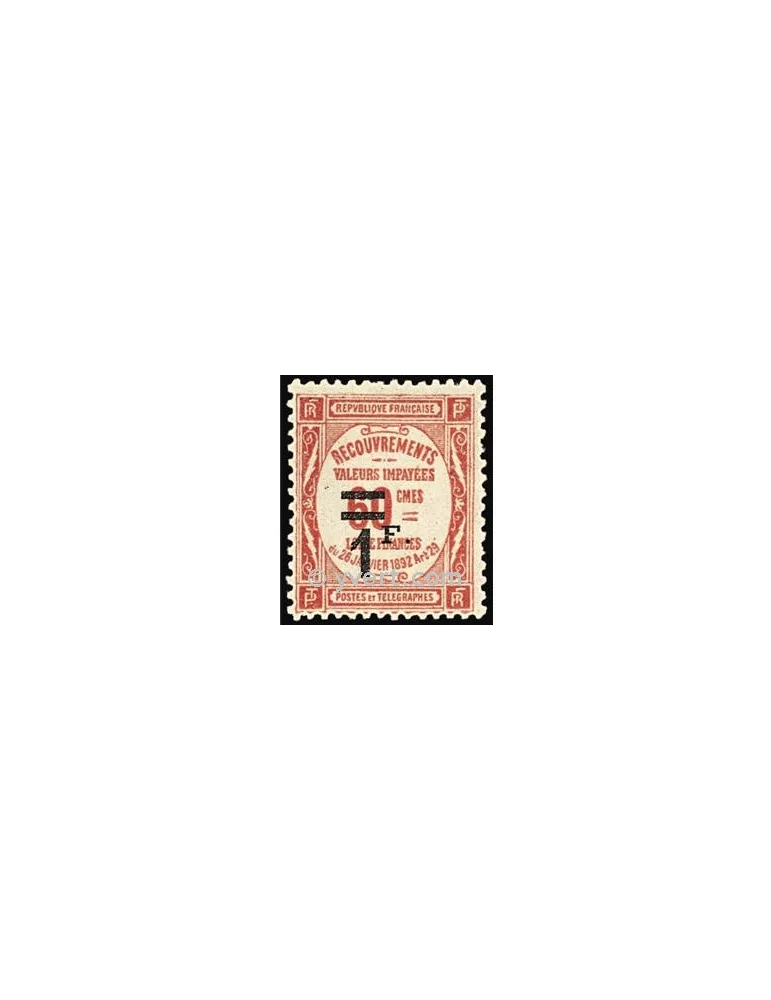 n° 53 - Timbre France Taxe