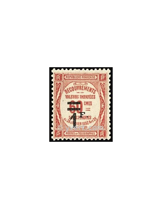 n° 53 - Timbre France Taxe