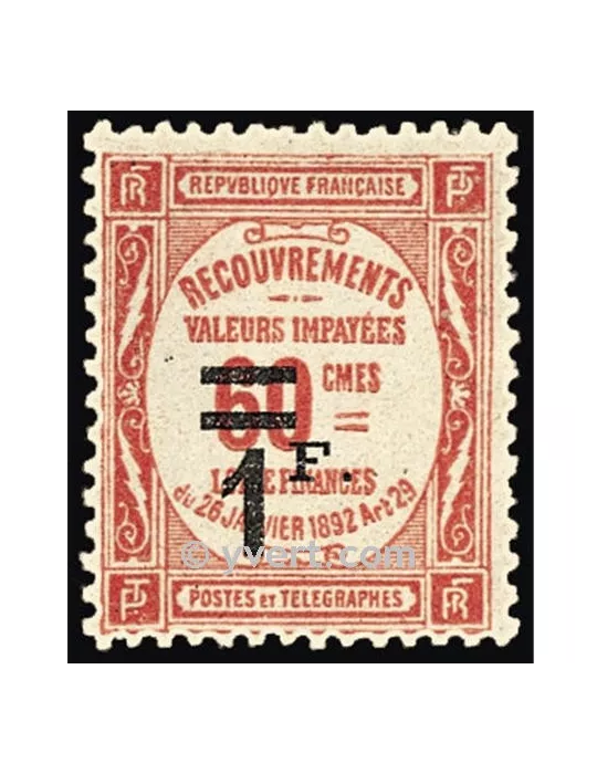 n° 53 - Timbre France Taxe