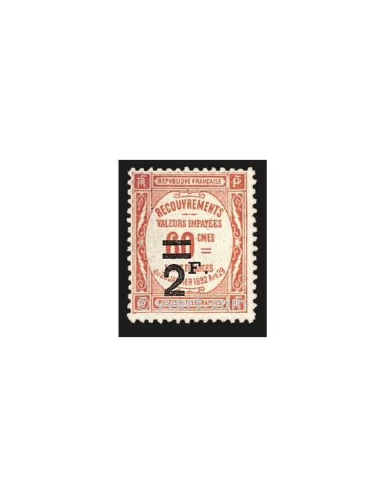 n° 54 - Timbre France Taxe