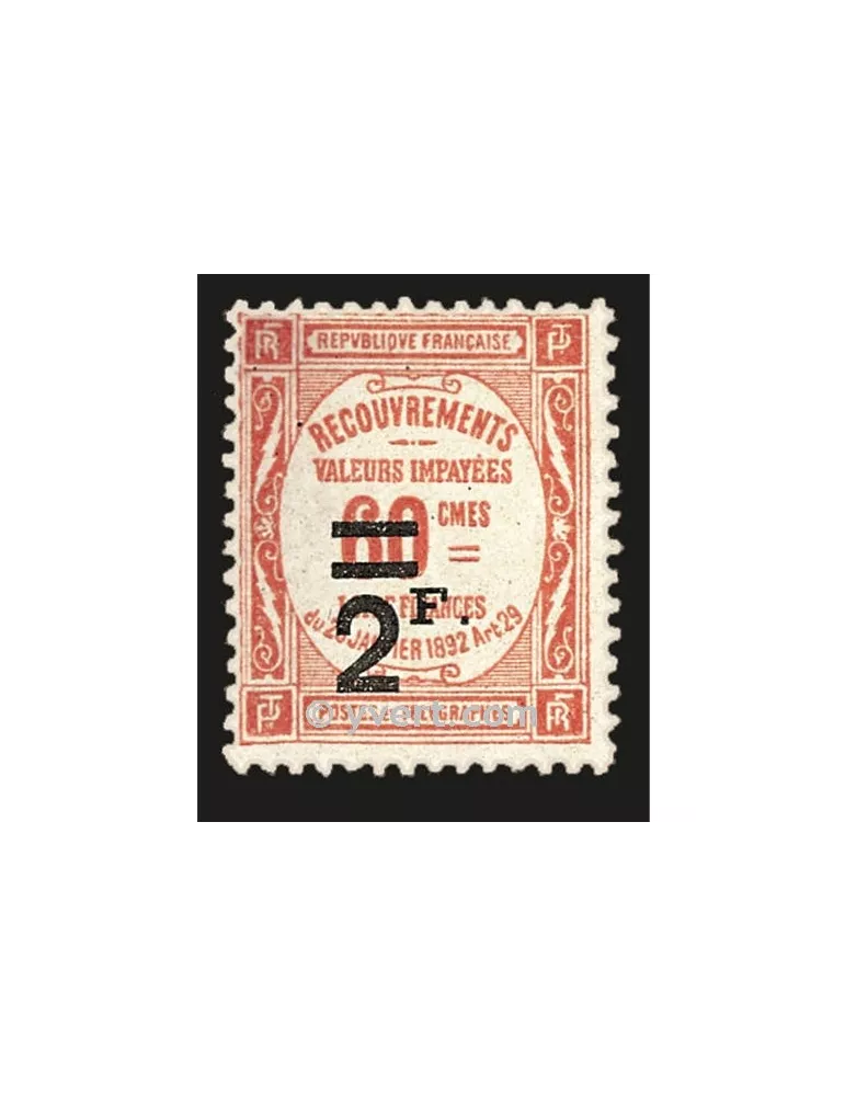 n° 54 - Timbre France Taxe