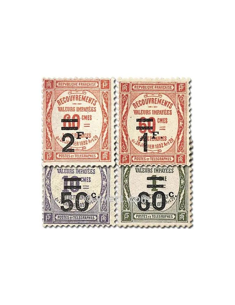 n° 51/54 - Timbre France Taxe