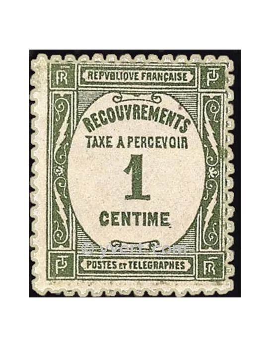 n° 55 - Timbre France Taxe