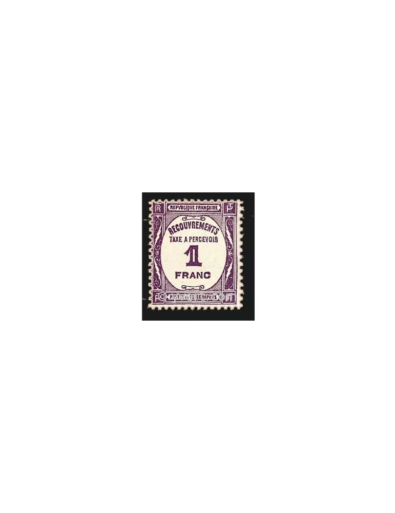 n° 59 - Timbre France Taxe