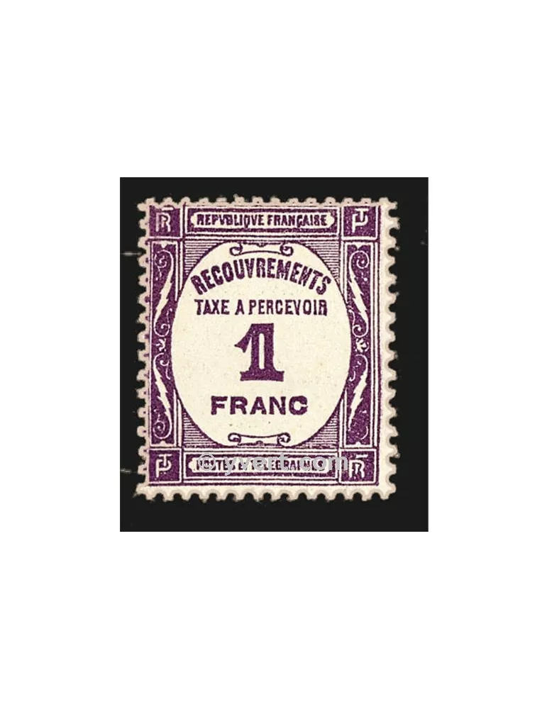 n° 59 - Timbre France Taxe