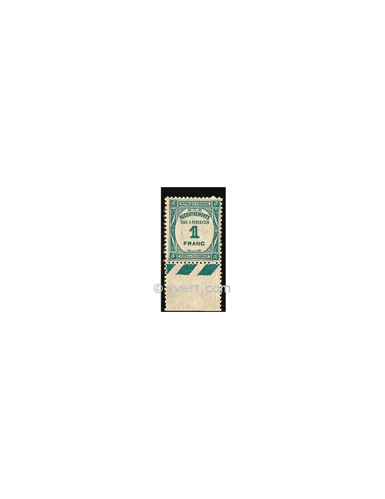 n° 60 - Timbre France Taxe