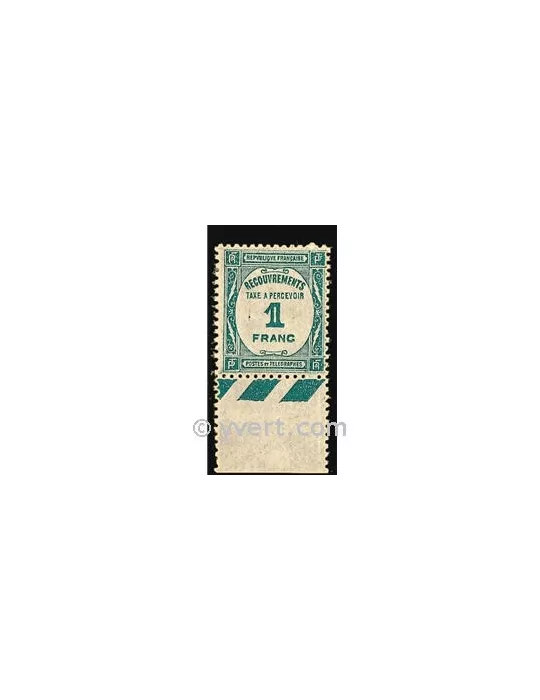 n° 60 - Timbre France Taxe