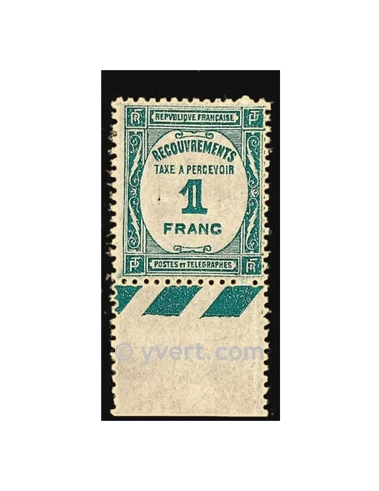 n° 60 - Timbre France Taxe