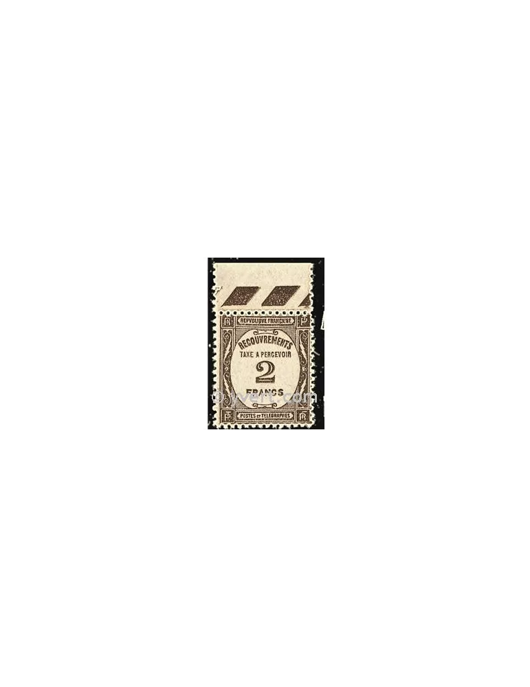 n° 62 - Timbre France Taxe