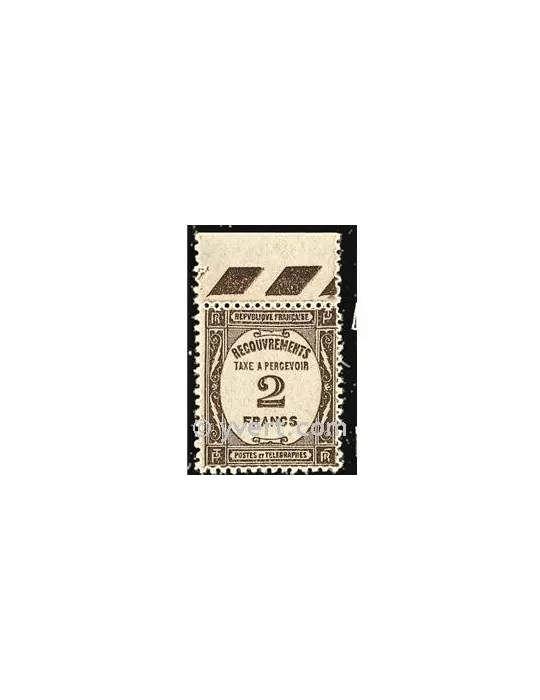 n° 62 - Timbre France Taxe