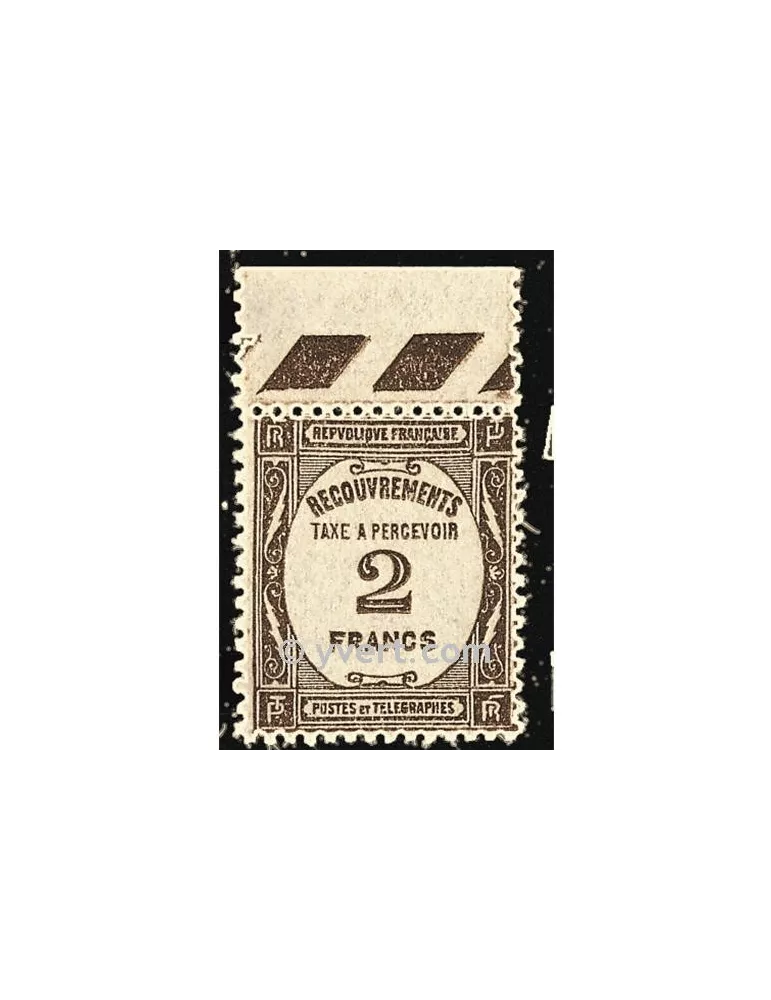 n° 62 - Timbre France Taxe