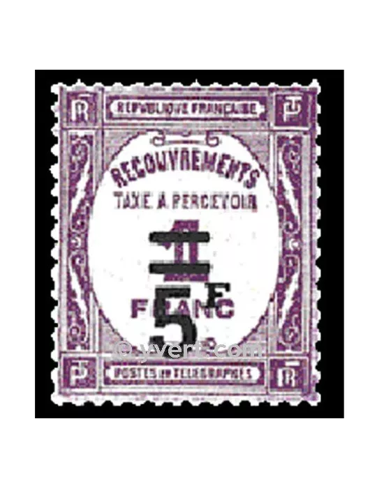 n° 65 - Timbre France Taxe