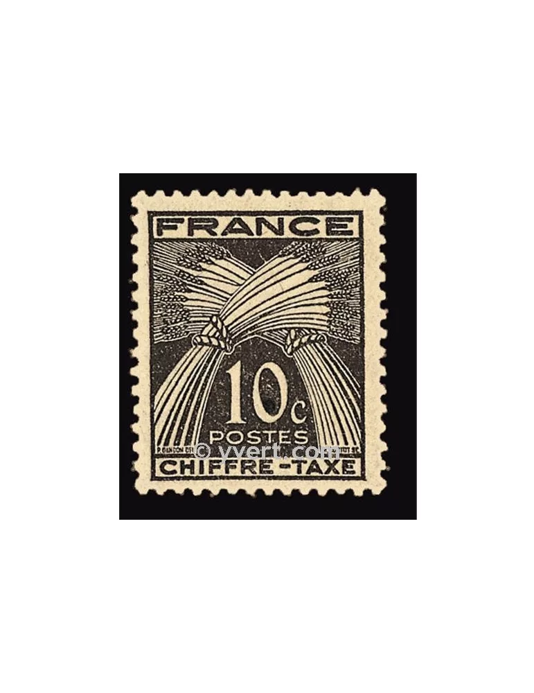 n° 67 - Timbre France Taxe