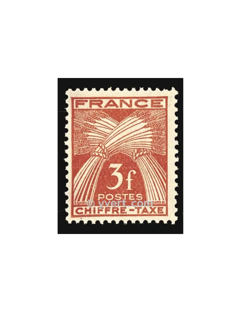 n° 73 - Timbre France Taxe