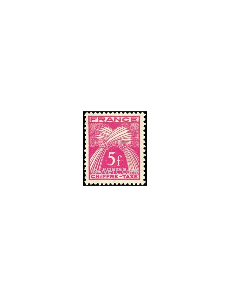 n° 75 - Timbre France Taxe