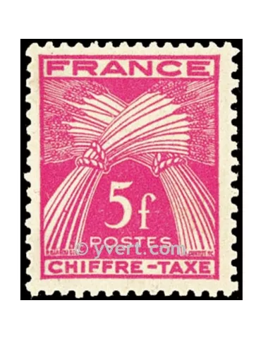 n° 75 - Timbre France Taxe 2