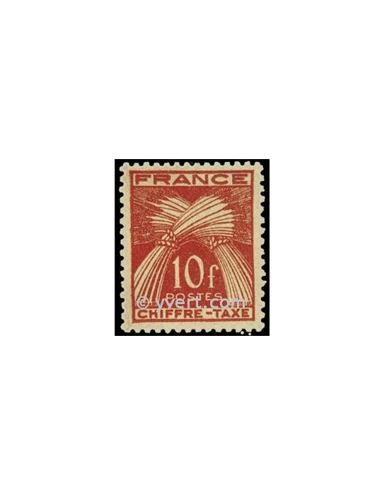 n° 76 - Timbre France Taxe