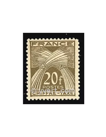 n° 77 - Timbre France Taxe