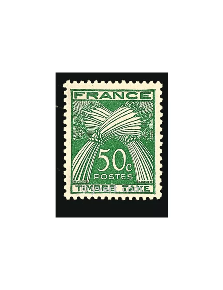 n° 80 - Timbre France Taxe