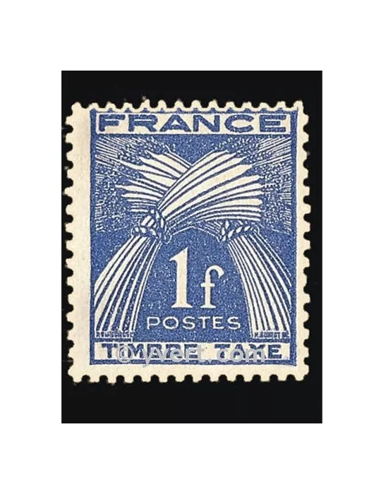 n° 81 - Timbre France Taxe