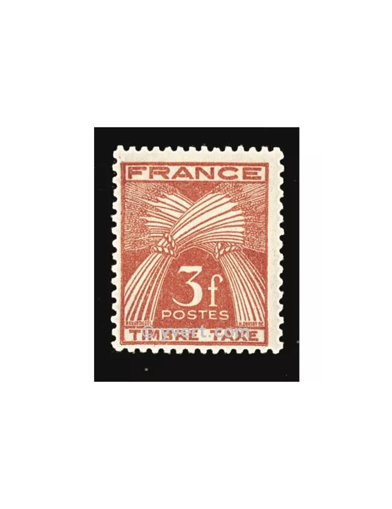 n° 83 - Timbre France Taxe