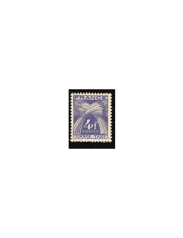 n° 84 - Timbre France Taxe