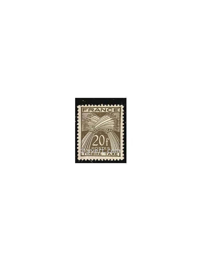 n° 87 - Timbre France Taxe