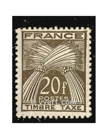 n° 87 - Timbre France Taxe 2