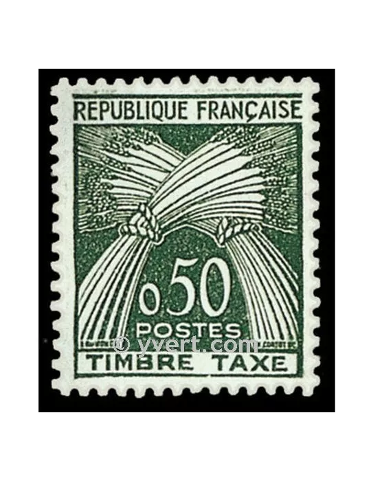n° 93 - Timbre France Taxe