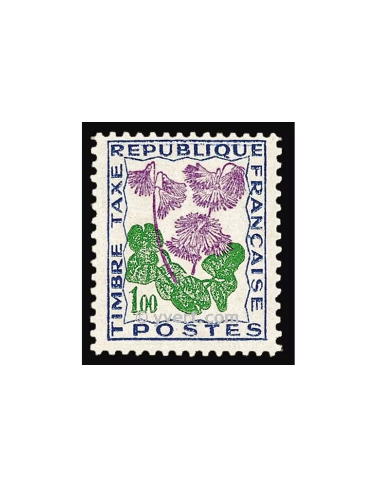 n° 102 - Timbre France Taxe