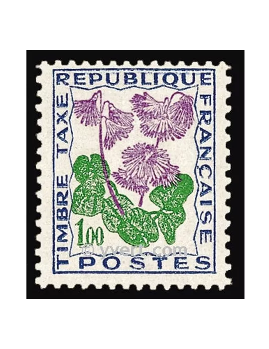 n° 102 - Timbre France Taxe